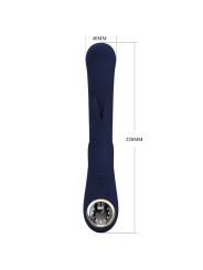 PRETTY LOVE LAMAR VIBRADOR RABBIT PUNTO G AZUL