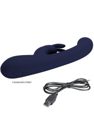 PRETTY LOVE LAMAR VIBRADOR RABBIT PUNTO G AZUL