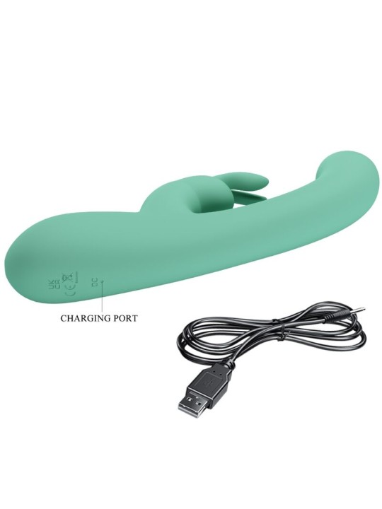 PRETTY LOVE LAMAR VIBRADOR RABBIT PUNTO G VERDE