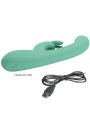 PRETTY LOVE LAMAR VIBRADOR RABBIT PUNTO G VERDE