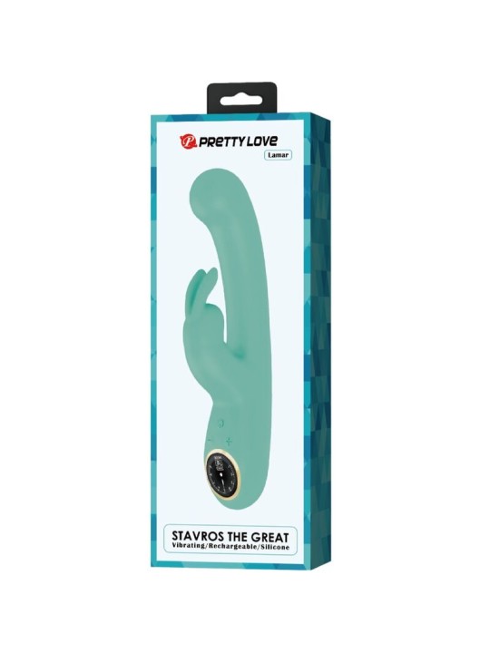 PRETTY LOVE LAMAR VIBRADOR RABBIT PUNTO G VERDE