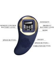 PRETTY LOVE VIVIAN HUEVO VIBRADOR CONTROL REMOTO AZUL