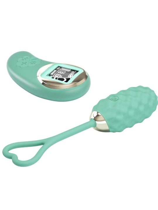 PRETTY LOVE VIVIAN HUEVO VIBRADOR CONTROL REMOTO VERDE