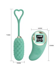 PRETTY LOVE VIVIAN HUEVO VIBRADOR CONTROL REMOTO VERDE
