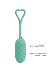 PRETTY LOVE VIVIAN HUEVO VIBRADOR CONTROL REMOTO VERDE