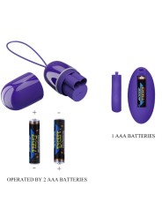 PRETTY LOVE ARVIN YOUTH HUEVO VIBRADOR CONTROL REMOTO VIOLETA