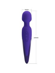 PRETTY LOVE ANTONY YOUTH VIBRADOR WAND EFECTO CALOR VIOLETA