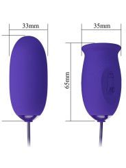 PRETTY LOVE DAISY YOUTH ESTIMULADOR VIBRADOR RECARGABLE VIOLETA
