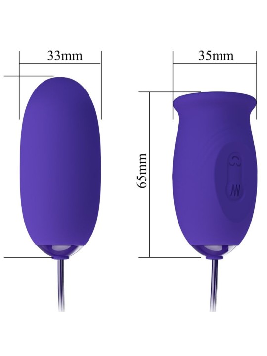 PRETTY LOVE DAISY YOUTH ESTIMULADOR VIBRADOR RECARGABLE VIOLETA