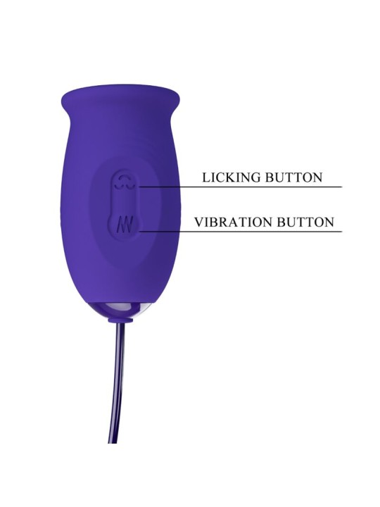 PRETTY LOVE DAISY YOUTH ESTIMULADOR VIBRADOR RECARGABLE VIOLETA