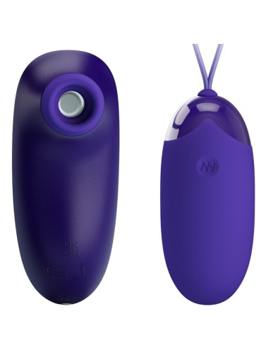 PRETTY LOVE ESTIMULADOR Y HUEVO PORTATIL