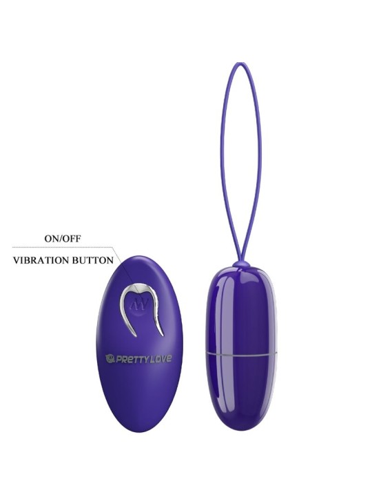 PRETTY LOVE SELKIE YOUTH MINI HUEVO VIBRADOR CONTROL REMOTO VIOLETA