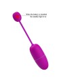 PRETTY LOVE NYMPH HUEVO VIBRADOR CONTROLADO POR APP VIOLETA
