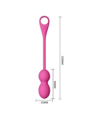 PRETTY LOVE ELVIRA BOLAS VIBRADORAS RECARGABLE ROSA