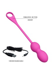 PRETTY LOVE ELVIRA BOLAS VIBRADORAS RECARGABLE ROSA