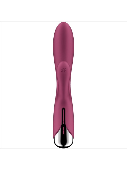 SATISFYER SPINNING RABBIT 1 ESTIMULACION CLITORIS Y PUNTO G ROJO
