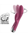 SATISFYER SPINNING RABBIT 1 ESTIMULACION CLITORIS Y PUNTO G ROJO