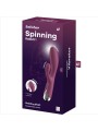 SATISFYER SPINNING RABBIT 1 ESTIMULACION CLITORIS Y PUNTO G ROJO