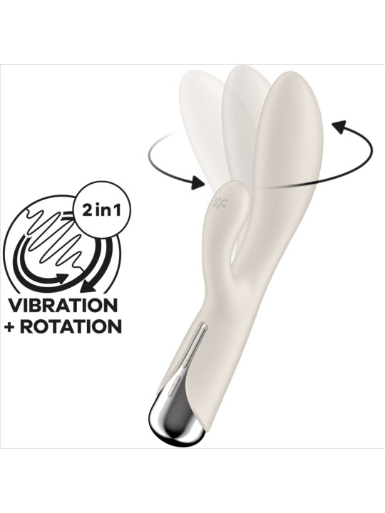 SATISFYER SPINNING RABBIT 1 ESTIMULACION CLITORIS Y PUNTO G ROJO