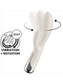 SATISFYER SPINNING RABBIT 1 ESTIMULACION CLITORIS Y PUNTO G ROJO