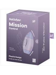 SATISFYER MISSION CONTROL LILA VIBRADOR PEQUENO DE DOBLE IMPULSO