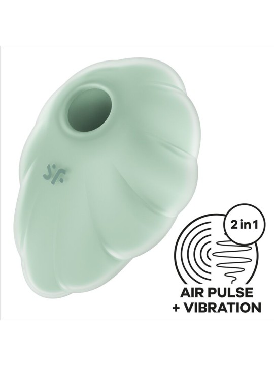 SATISFYER CLOUD DANCER VERDE VIBRADOR AIR PULSE