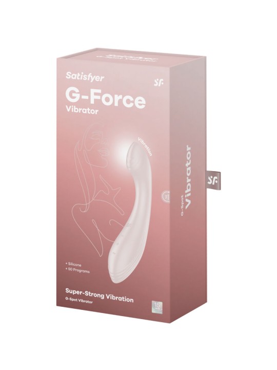 SATISFYER G FORCE ESTIMULADOR VIBRADOR PUNTO G ROSA