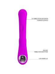 PRETTY LOVE LAMAR VIBRADOR RABBIT PUNTO G VIOLETA