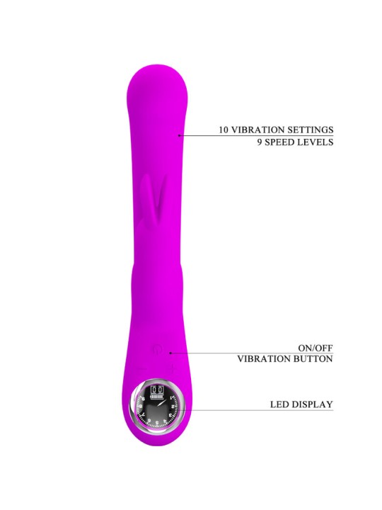 PRETTY LOVE LAMAR VIBRADOR RABBIT PUNTO G VIOLETA