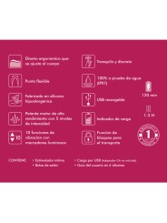 SHUNGA EXPOSITOR 6 MASAJEADORES INTIMOS FUCSIA