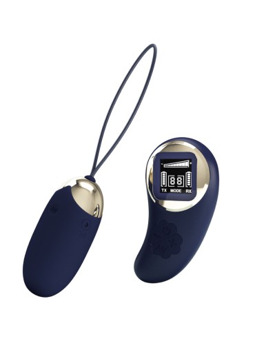 PRETTY LOVE MINA HUEVO VIBRADOR CONTROL REMOTO AZUL