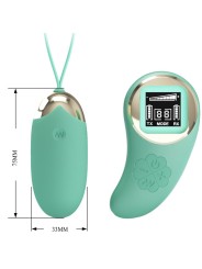 PRETTY LOVE MINA HUEVO VIBRADOR CONTROL REMOTO VERDE