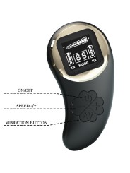 PRETTY LOVE NATHAN VIBRADOR DOBLE PLACER CONTROL REMOTO