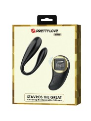 PRETTY LOVE NATHAN VIBRADOR DOBLE PLACER CONTROL REMOTO