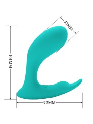 PRETTY LOVE IDABELLE VIBRATION PULSATION CONTROL REMOTO AZUL