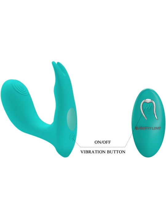 PRETTY LOVE IDABELLE VIBRATION PULSATION CONTROL REMOTO AZUL