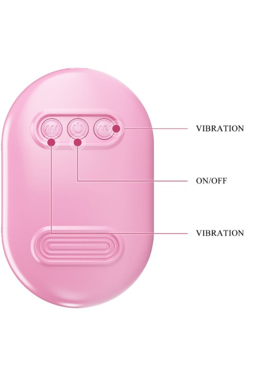 PRETTY LOVE FUN BOX BALA VIBRADORA ROSA