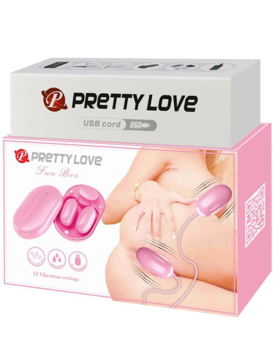 PRETTY LOVE FUN BOX BALA VIBRADORA ROSA