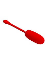 PRETTY LOVE JULIUS HUEVO VIBRADOR IMPERMEBLE RECARGABLE ROJO