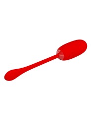 PRETTY LOVE JULIUS HUEVO VIBRADOR IMPERMEBLE RECARGABLE ROJO