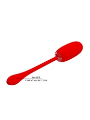 PRETTY LOVE JULIUS HUEVO VIBRADOR IMPERMEBLE RECARGABLE ROJO