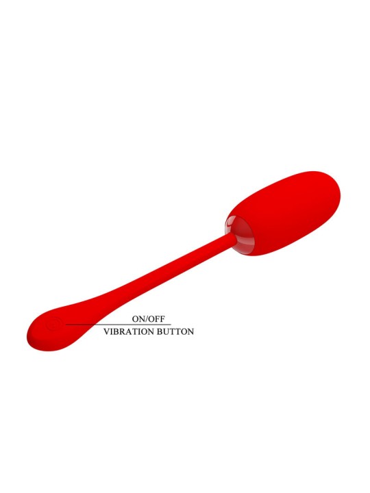 PRETTY LOVE JULIUS HUEVO VIBRADOR IMPERMEBLE RECARGABLE ROJO PRETTY LOVE JULIUS HUEVO VIBRADOR IMPERMEBLE RECARGABLE ROJO