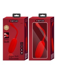 PRETTY LOVE JULIUS HUEVO VIBRADOR IMPERMEBLE RECARGABLE ROJO