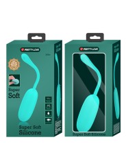 PRETTY LOVE JULIUS HUEVO VIBRADOR IMPERMEBLE RECARGABLE VERDE AGUA