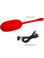 PRETTY LOVE KIRK HUEVO VIBRADOR RECARGABLE ROJO