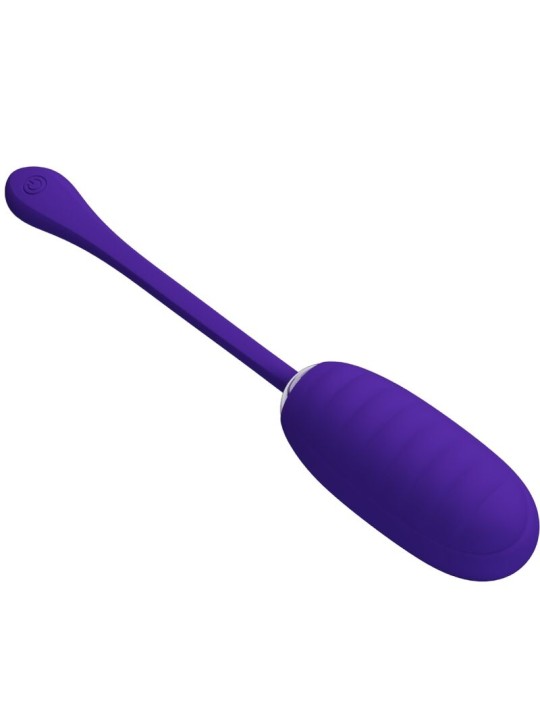 PRETTY LOVE KIRK HUEVO VIBRADOR RECARGABLE LILA