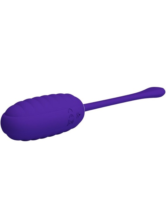 PRETTY LOVE KIRK HUEVO VIBRADOR RECARGABLE LILA