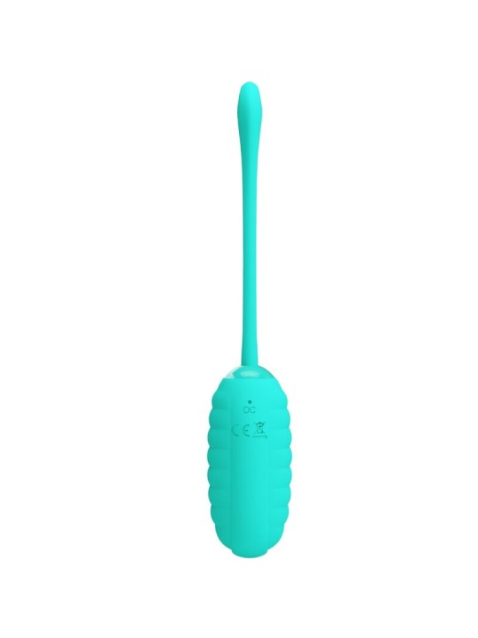 PRETTY LOVE KIRK HUEVO VIBRADOR RECARGABLE VERDE AGUA