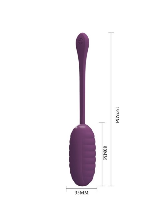 PRETTY LOVE CASPER HUEVO VIBRADOR RECARGABLE MORADO PRETTY LOVE CASPER HUEVO VIBRADOR RECARGABLE MORADO