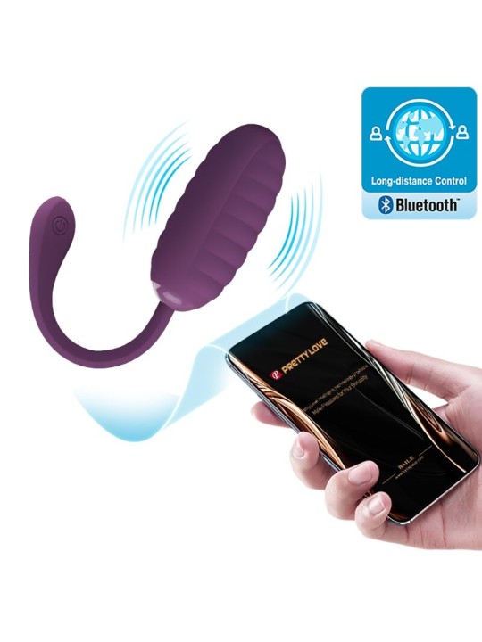 PRETTY LOVE CASPER HUEVO VIBRADOR RECARGABLE MORADO PRETTY LOVE CASPER HUEVO VIBRADOR RECARGABLE MORADO